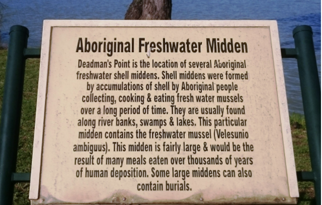 Aboriginal Freshwater Widden Sign