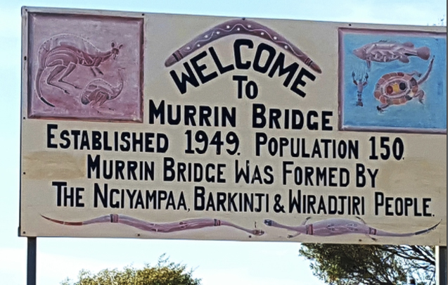 Murrin Bridge sign 1949